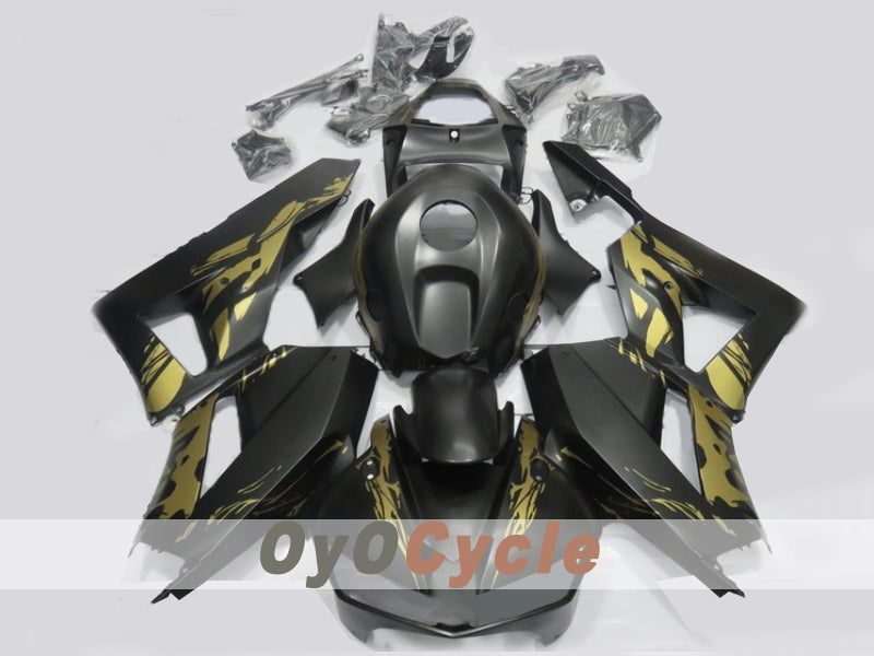 Kit de carénages à injection pour CBR600RR 13-20 - Noir, or, mat - Style d'usine #OYO87914584