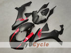 Kit de carénage injecté pour YZF-R1 15-19 - Rouge, Noir, Mat - Style d'usine #OYO87914654