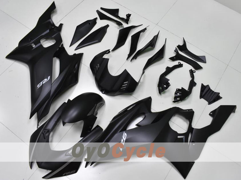 Kit de carénages injectés pour YZF-R6 17-22 - Noir, mat - Style d'origine #OYO87914670