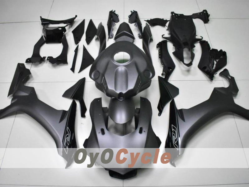 Kit de carénage injecté pour YZF-R1 15-19 - Noir, Mat - Style d'usine #OYO87914656