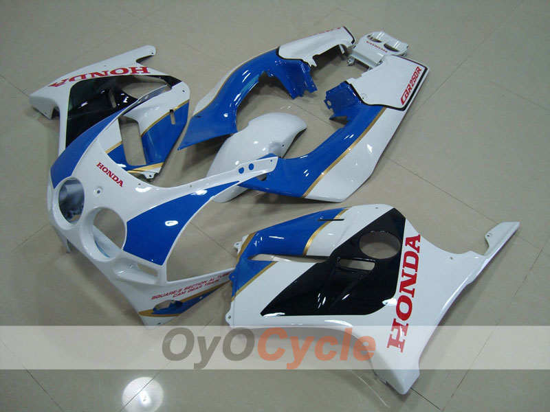 Kit de carénage à injection pour CBR250RR 88-89 - Bleu, Blanc - Style d'usine #OYO87902904