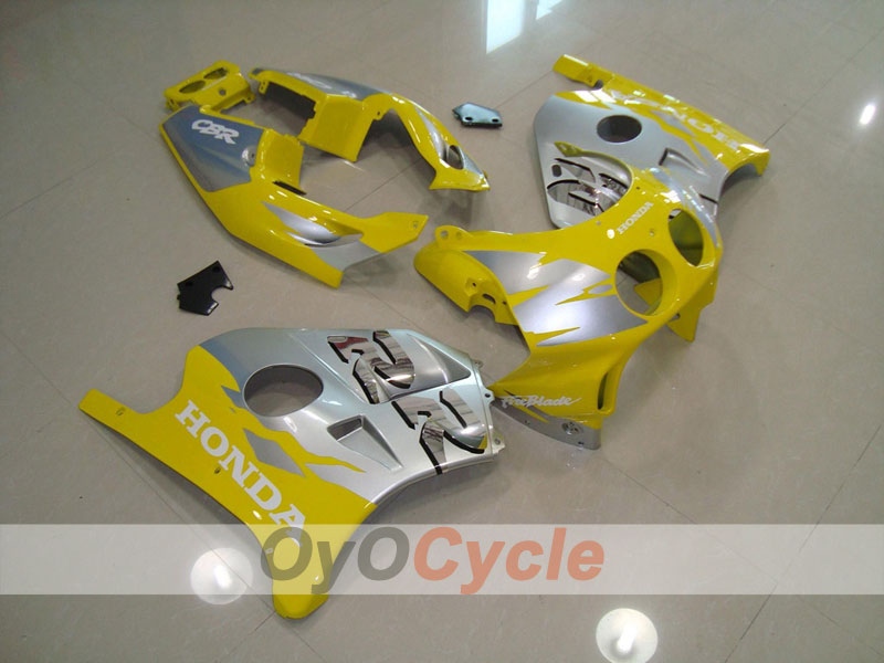 Kit de carénage à injection pour CBR250RR 90-94 - Jaune, Argent - Fireblade #OYO87902946 Image principale du produit