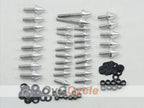 Boulons de visière pour Suzuki GSXR1300 Hayabusa 99-07 - Argent #OYO87903363