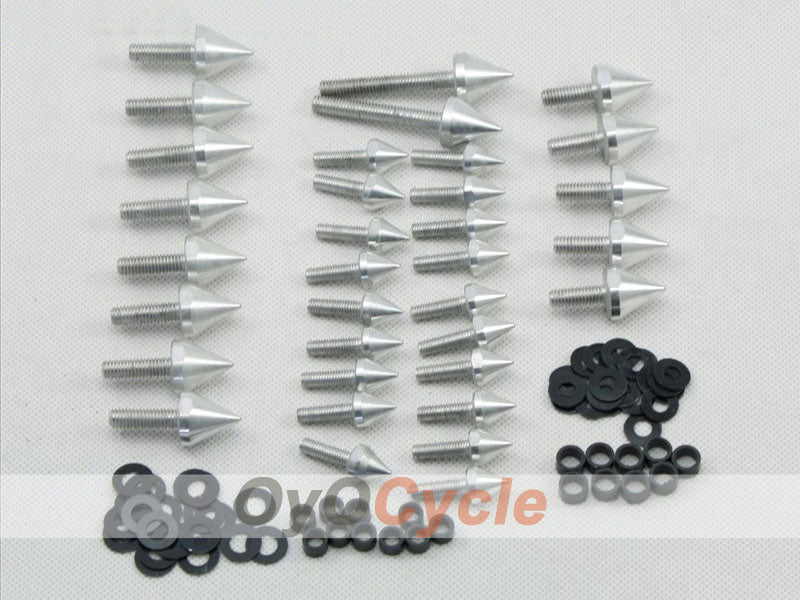 Boulons de visière pour Suzuki GSXR1300 Hayabusa 99-07 - Argent #OYO87903363