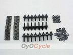 Boulons de visière pour Yamaha YZF-R1 00-01 - Noir #OYO87903378
