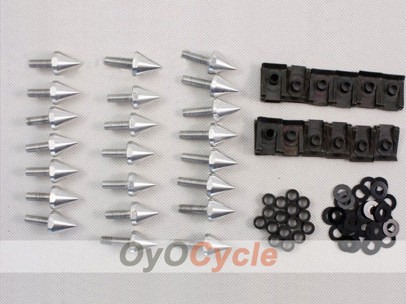 Boulons de visière pour Yamaha YZF-R1 00-01 - Argent #OYO87903377 Image principale du produit