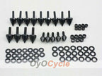Boulons de visière pour Kawasaki Ninja ZX10R 04-05 - Noir #OYO87903356