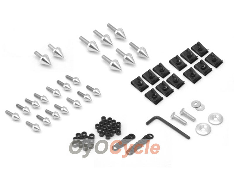 Boulons de visière pour Kawasaki Ninja ZX6R 98-02 - Argent #OYO87903360 Image principale du produit