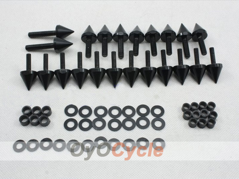 Boulons de visière pour Kawasaki Ninja ZX6R 636 03-06 - Noir #OYO87903357