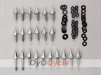 Boulons de visière pour Kawasaki Ninja ZX6R 636 03-06 - Argent #OYO87903358