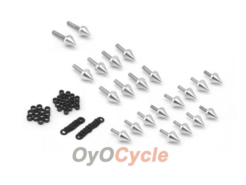 Boulons de visière pour Kawasaki Ninja ZX6R 636 03-06 - Argent #OYO87903358 Image principale du produit