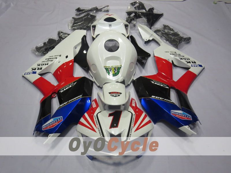 Kit de carénage injecté pour CBR600RR 13-20 - Rouge, bleu, blanc - Autres #OYO87914562 Image principale du produit