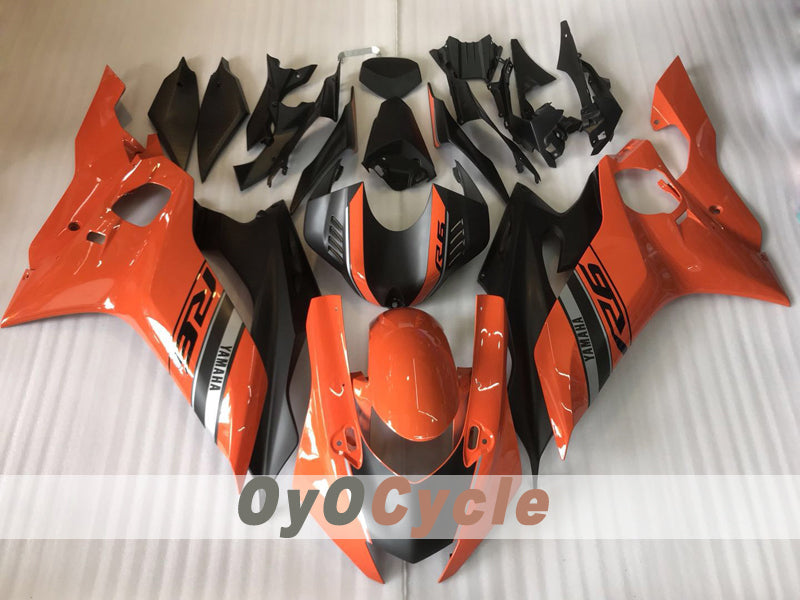 Kit de carénage à injection pour YZF-R6 17-22 - Orange, noir - Style d'origine #OYO87914668