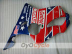 Kit de carénage à injection pour CBR600F4i 01-03 - Rouge, Bleu - Castrol, MICHELIN #OYO87900144