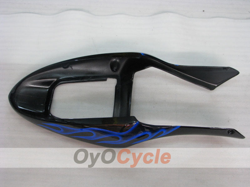 Kit de carénage à injection pour CBR600F4i 01-03 - Bleu, Noir - Flame #OYO87900150