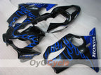 Kit de carénage à injection pour CBR600F4i 01-03 - Bleu, Noir - Flame #OYO87900150