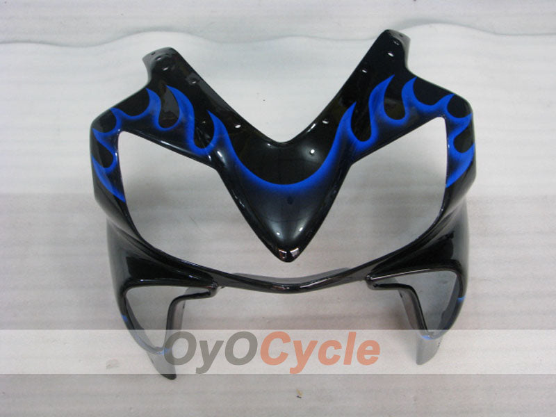 Kit de carénage à injection pour CBR600F4i 01-03 - Bleu, Noir - Flame #OYO87900150