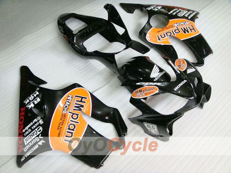 Kit de carénage à injection pour CBR600F4i 01-03 - Orange, Noir - HM Plant #OYO87900158