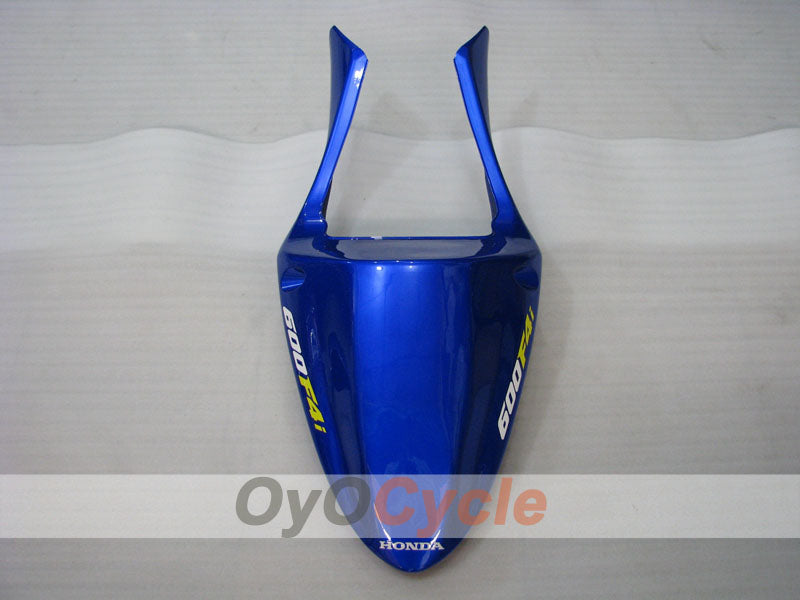 Kit de carénage à injection pour CBR600F4i 01-03 - Jaune, Bleu - Castrol #OYO87900162