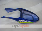 Kit de carénage à injection pour CBR600F4i 01-03 - Jaune, Bleu - Castrol #OYO87900162