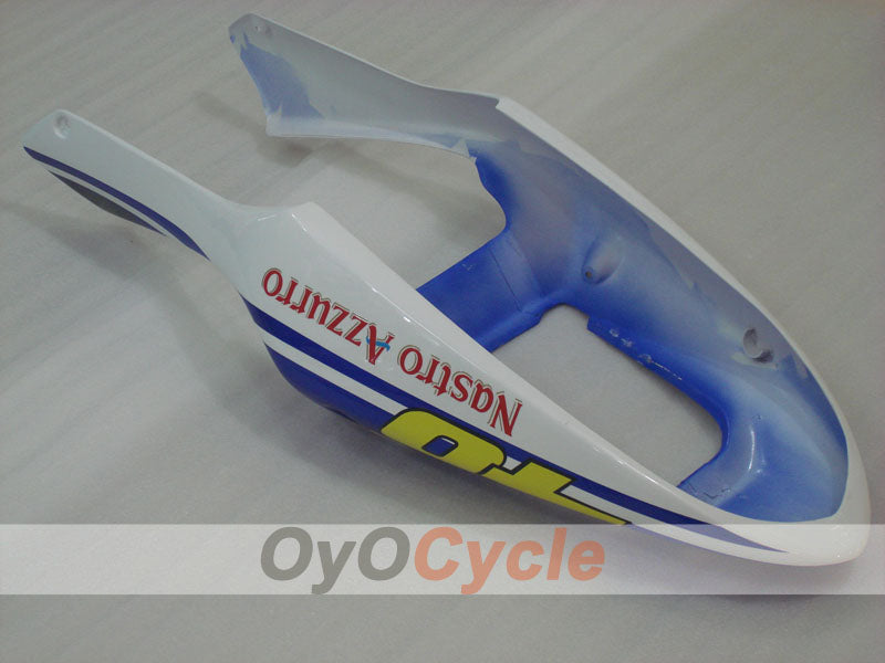 Kit de carénage injecté pour CBR600F4i 01-03 - Jaune, Blanc - MICHELIN, Nastro Azzurro #OYO87900165