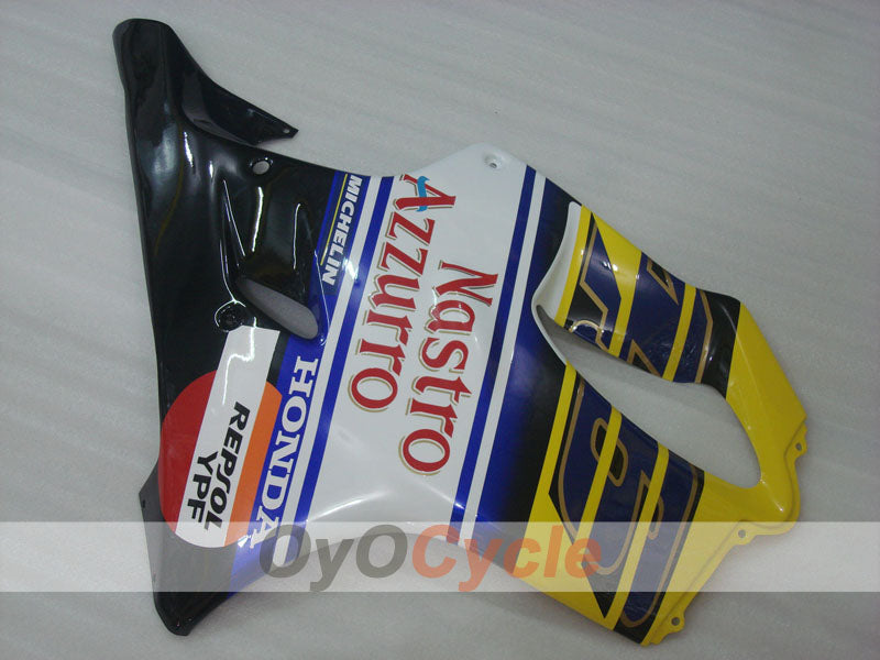 Kit de carénage injecté pour CBR600F4i 01-03 - Jaune, Blanc - MICHELIN, Nastro Azzurro #OYO87900165