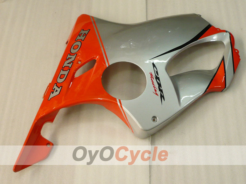 Kit de carénage injecté pour CBR600F4i 01-03 - Rouge, Gris - Style d'origine #OYO87900166