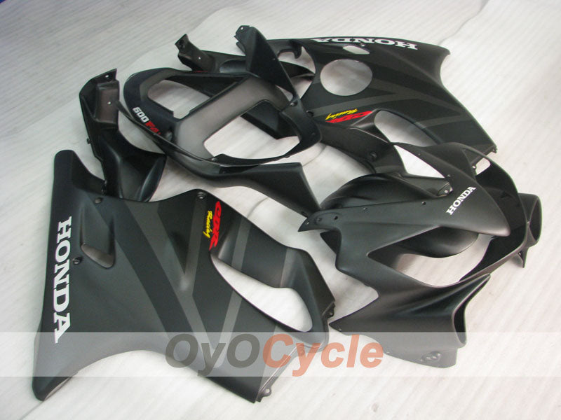 Kit de carénage injecté pour CBR600F4i 01-03 - Noir, Mat - Style d'origine #OYO87900169