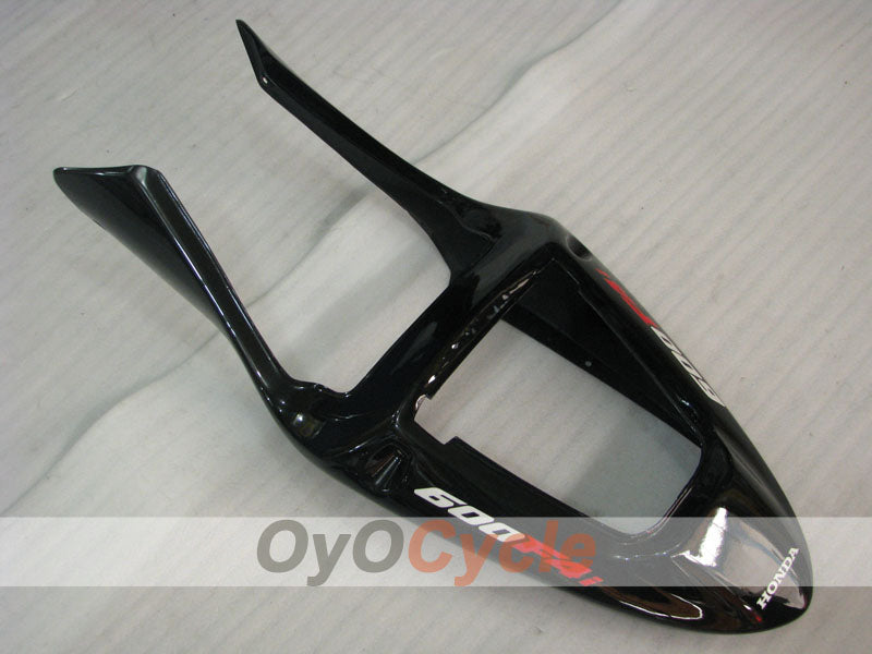 Kit de carénage injecté pour CBR600F4i 01-03 - Noir, Argent - Style d'origine #OYO87900171