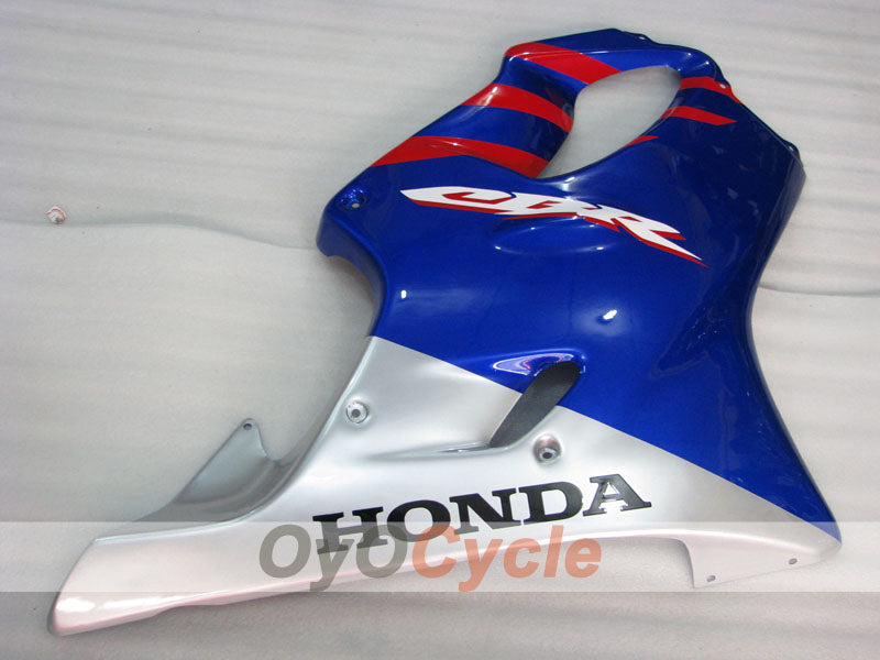 Kit de carénage injecté pour CBR600F4i 01-03 - Rouge, Bleu - Style d'origine #OYO87900174