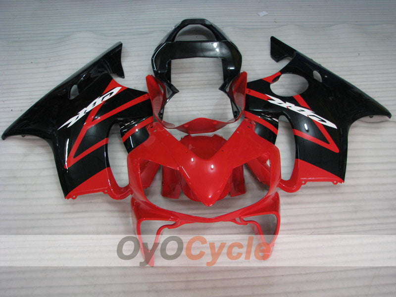 Kit de carénage à injection pour CBR600F4i 01-03 - Rouge, Noir - Style usine #OYO87900175
