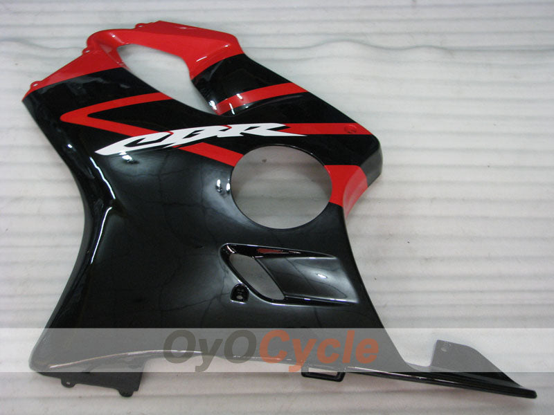 Kit de carénage à injection pour CBR600F4i 01-03 - Rouge, Noir - Style usine #OYO87900175