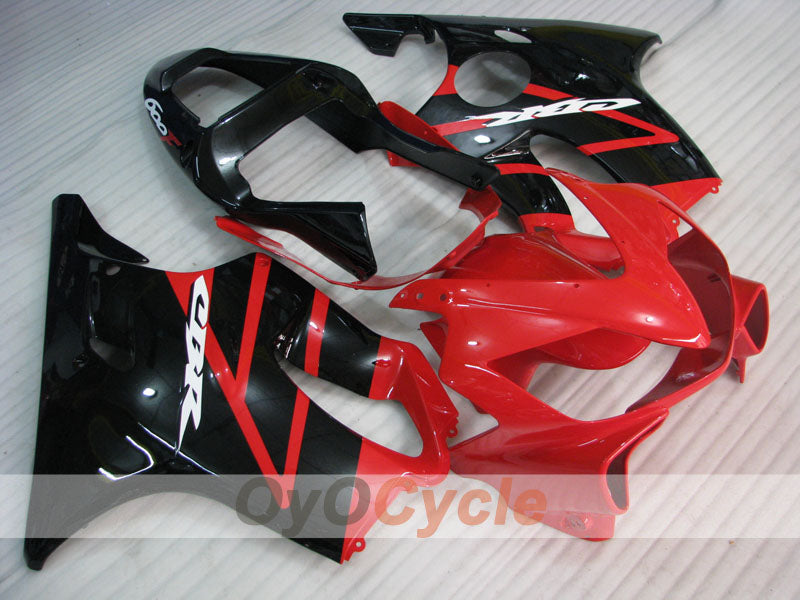 Kit de carénage à injection pour CBR600F4i 01-03 - Rouge, Noir - Style usine #OYO87900175