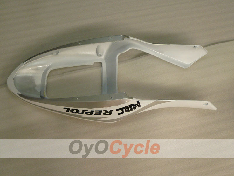 Kit de carénage à injection pour CBR600F4i 01-03 - Blanc, Argent - Repsol #OYO87900185