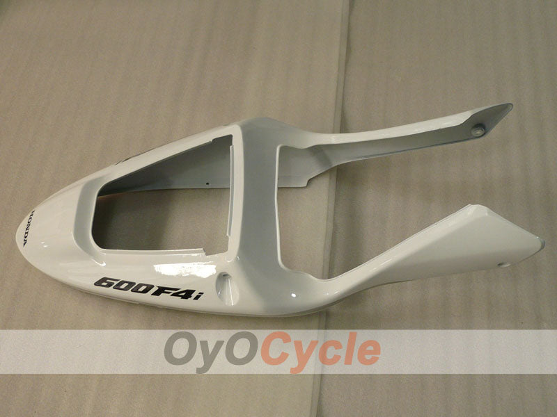 Kit de carénage à injection pour CBR600F4i 01-03 - Blanc, Argent - Repsol #OYO87900185