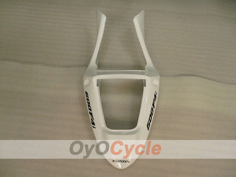 Kit de carénage à injection pour CBR600F4i 01-03 - Blanc, Argent - Repsol #OYO87900185