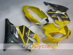 Kit de carénage à injection pour CBR600F4i 04-07 - Jaune, Gris - Style usine #OYO87900211