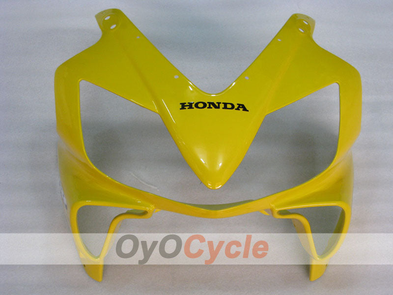 Kit de carénage à injection pour CBR600F4i 04-07 - Jaune, Gris - Style usine #OYO87900211