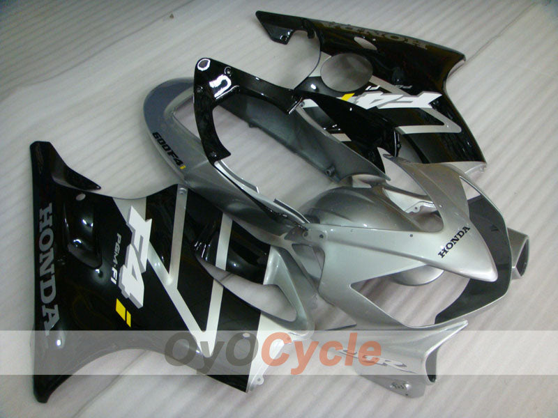Kit de carénage injecté pour CBR600F4i 04-07 - Noir, Argent - Style usine #OYO87900214 Image principale du produit