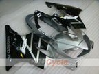 Kit de carénage injecté pour CBR600F4i 04-07 - Noir, Argent - Style usine #OYO87900214