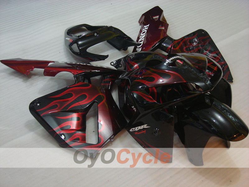 Kit de carénages à injection pour CBR600RR 05-06 - Rouge, Noir - Flamme #OYO87900247 Image principale du produit