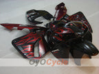 Kit de carénages à injection pour CBR600RR 05-06 - Rouge, Noir - Flamme #OYO87900247