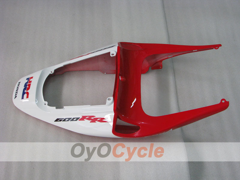 Kit de carénages injectés pour CBR600RR 05-06 - Rouge, blanc - Konica Minolta #OYO87900257