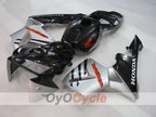 Kit de carénage à injection pour CBR600RR 05-06 - Noir, Argent - Style d'usine #OYO87900281