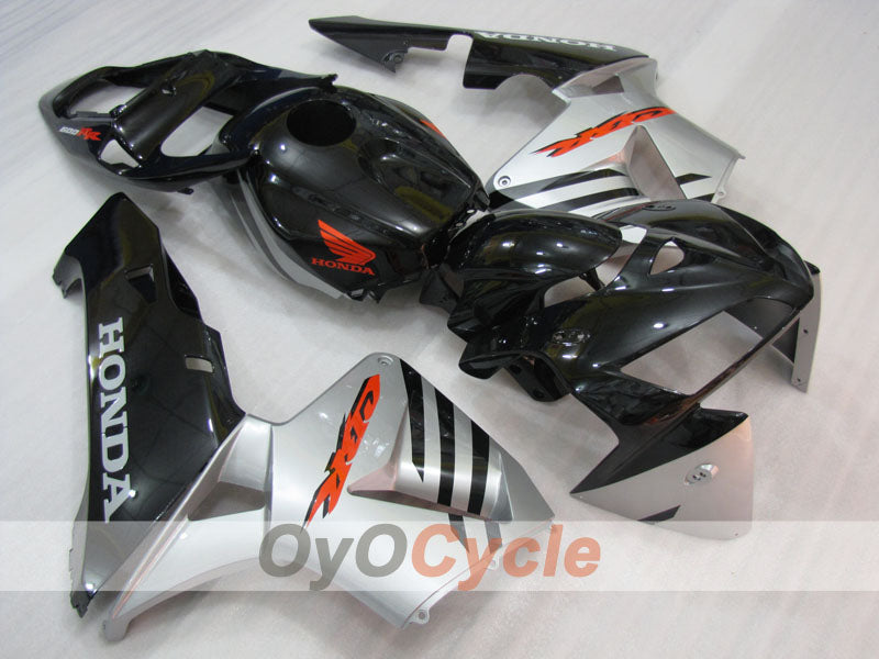 Kit de carénage à injection pour CBR600RR 05-06 - Noir, Argent - Style d'usine #OYO87900281