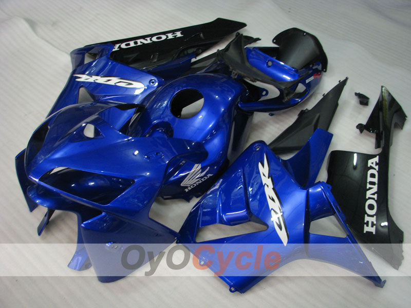 Kit de carénage à injection pour CBR600RR 05-06 - Bleu, Noir - Style d'usine #OYO87900286