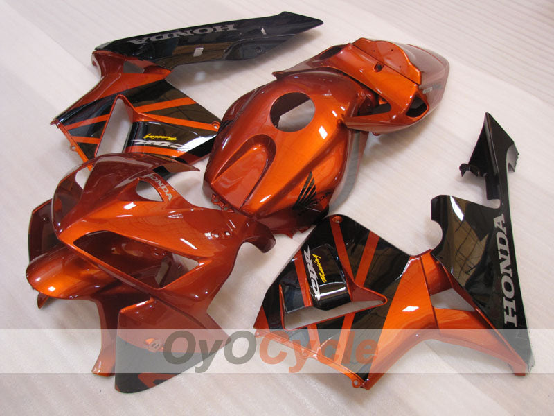 Kit de carénage injecté pour CBR600RR 05-06 - Orange, noir - Style d’origine #OYO87900297