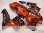 Kit de carénage injecté pour CBR600RR 05-06 - Orange, noir - Style d’origine #OYO87900297
