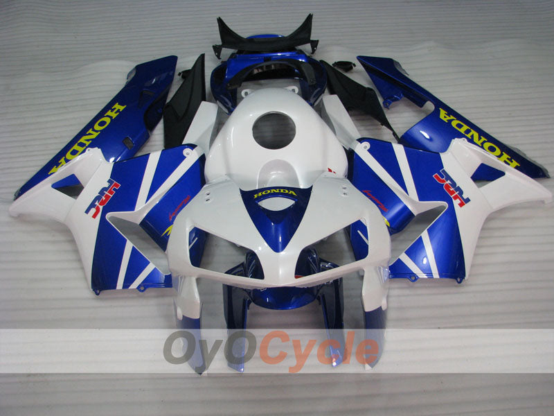 Kit de carénage à injection pour CBR600RR 05-06 - Bleu, blanc - Style d'origine #OYO87900312