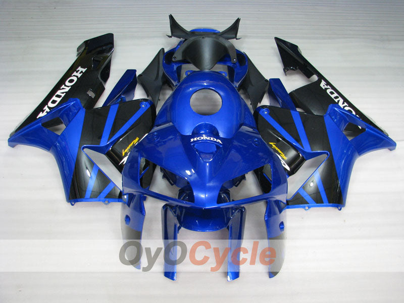 Kit de carénage à injection pour CBR600RR 05-06 - Bleu, noir - Style d'origine #OYO87900313